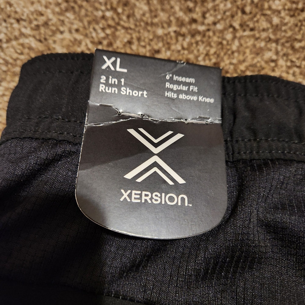 Xersion Men's XL 2 In 1 Run Short - Picture 9 of 12